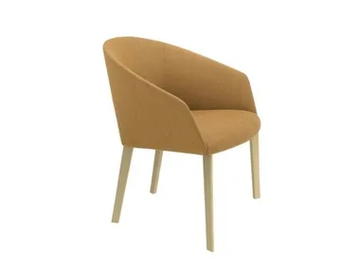 BRANDY BU2998 - Upholstered chair with armrests by Andreu World - view 2